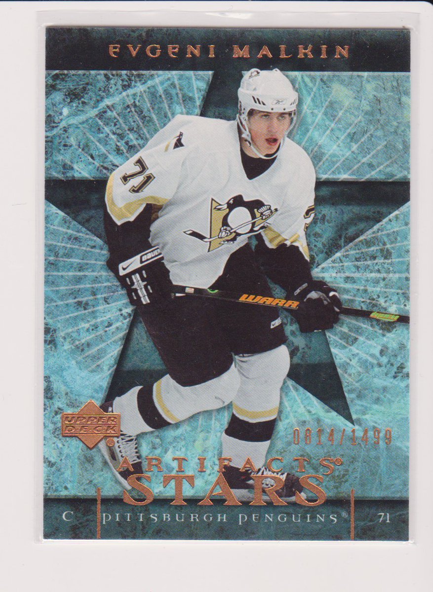 2007-08 Artifacts #138 Evgeni Malkin Stars #/1499 (image for) 2007-08 Artifacts #138 Evgeni Malkin Stars #/1499